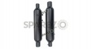 Royal Enfield Shotgun 650 AEW TE 203 Black Exhaust Silencer Pair - SPAREZO